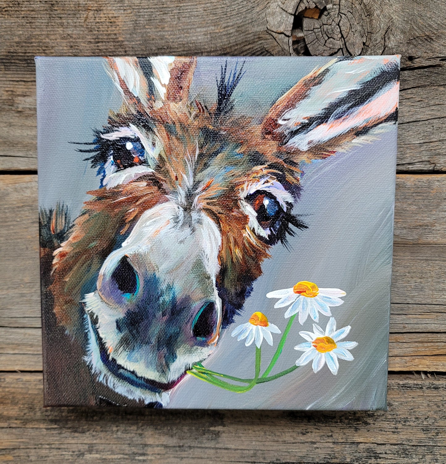 8x 8 inch Original Acrylic Paintings - $95 each!