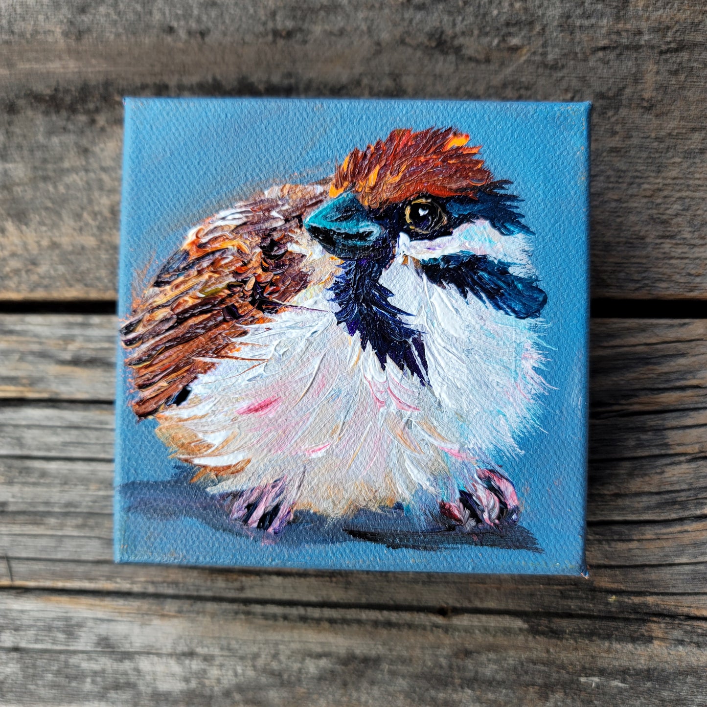 4 x 4 inch Original Acrylic Paintings - $50 each!