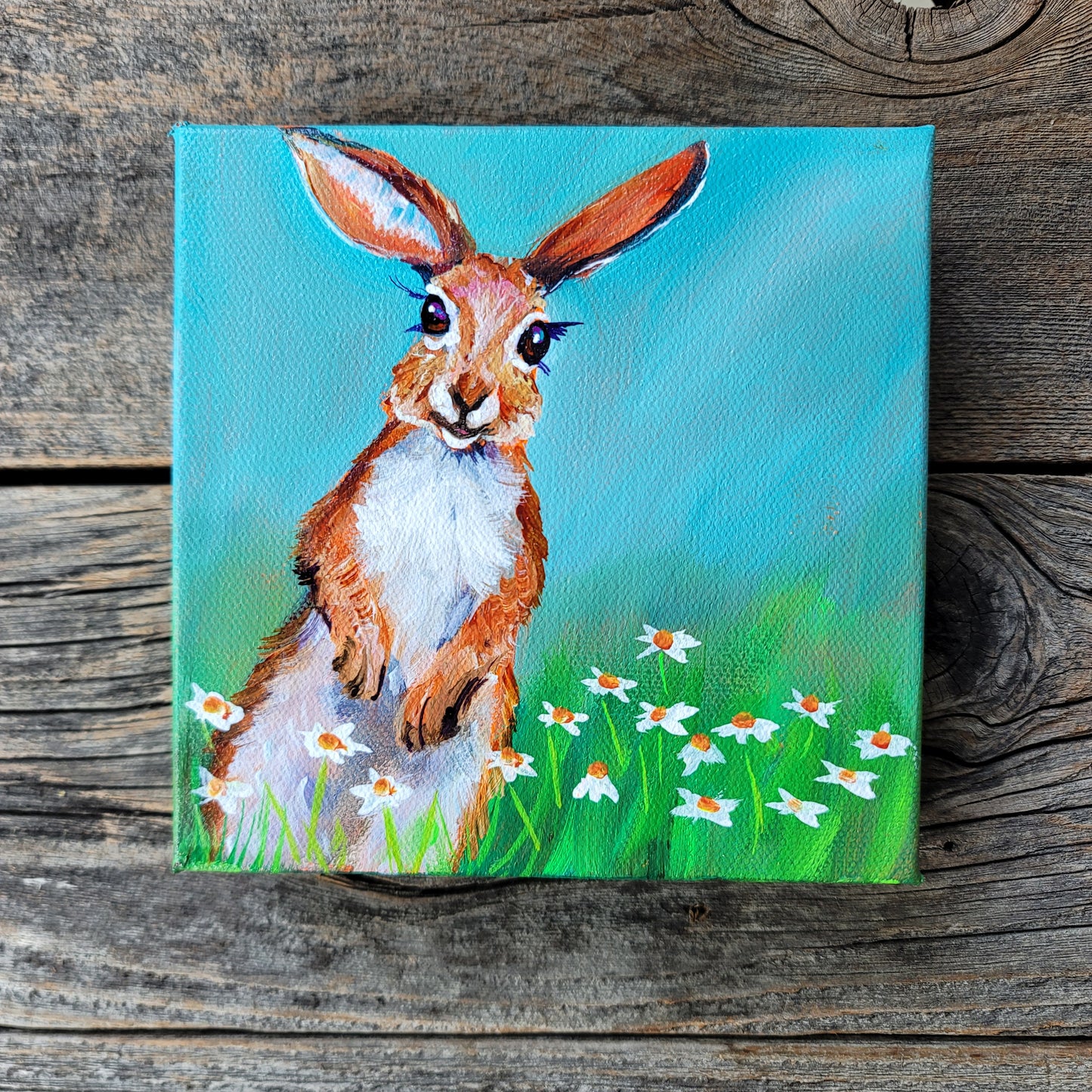 6 x 6 inch Original Acrylic Paintings - $80 each!