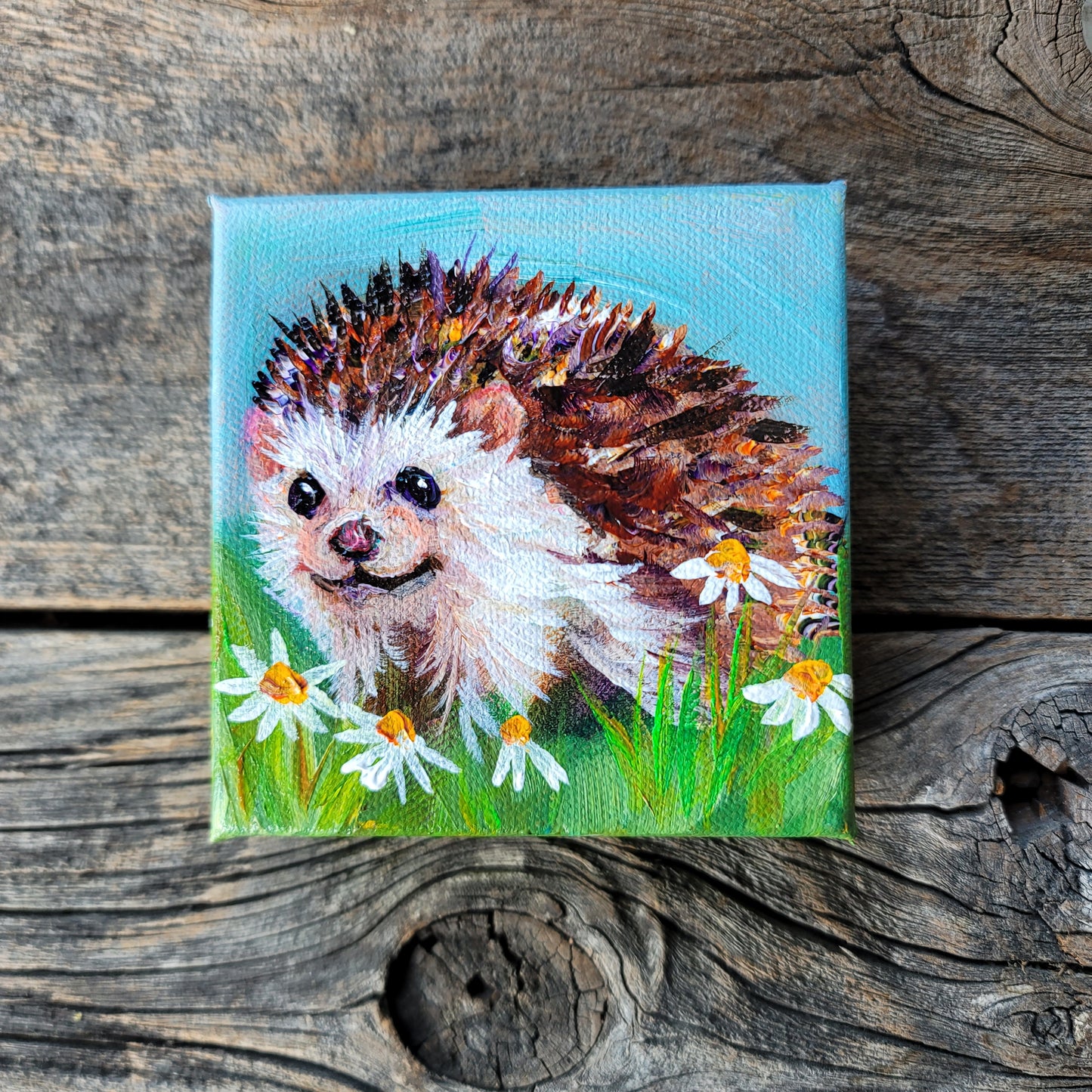 4 x 4 inch Original Acrylic Paintings - $50 each!
