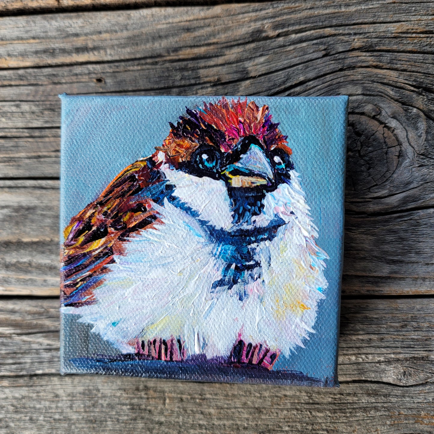4 x 4 inch Original Acrylic Paintings - $50 each!
