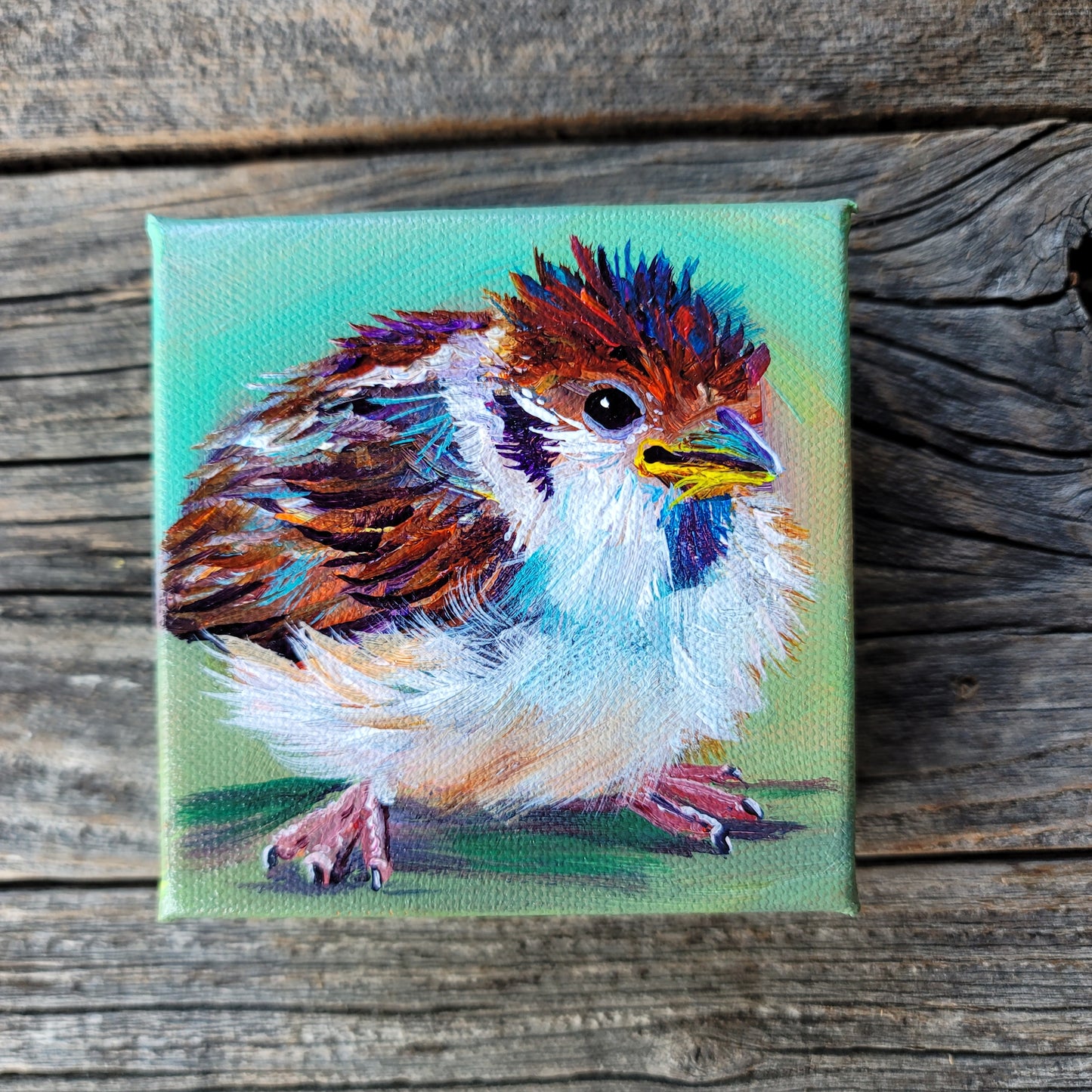 4 x 4 inch Original Acrylic Paintings - $50 each!