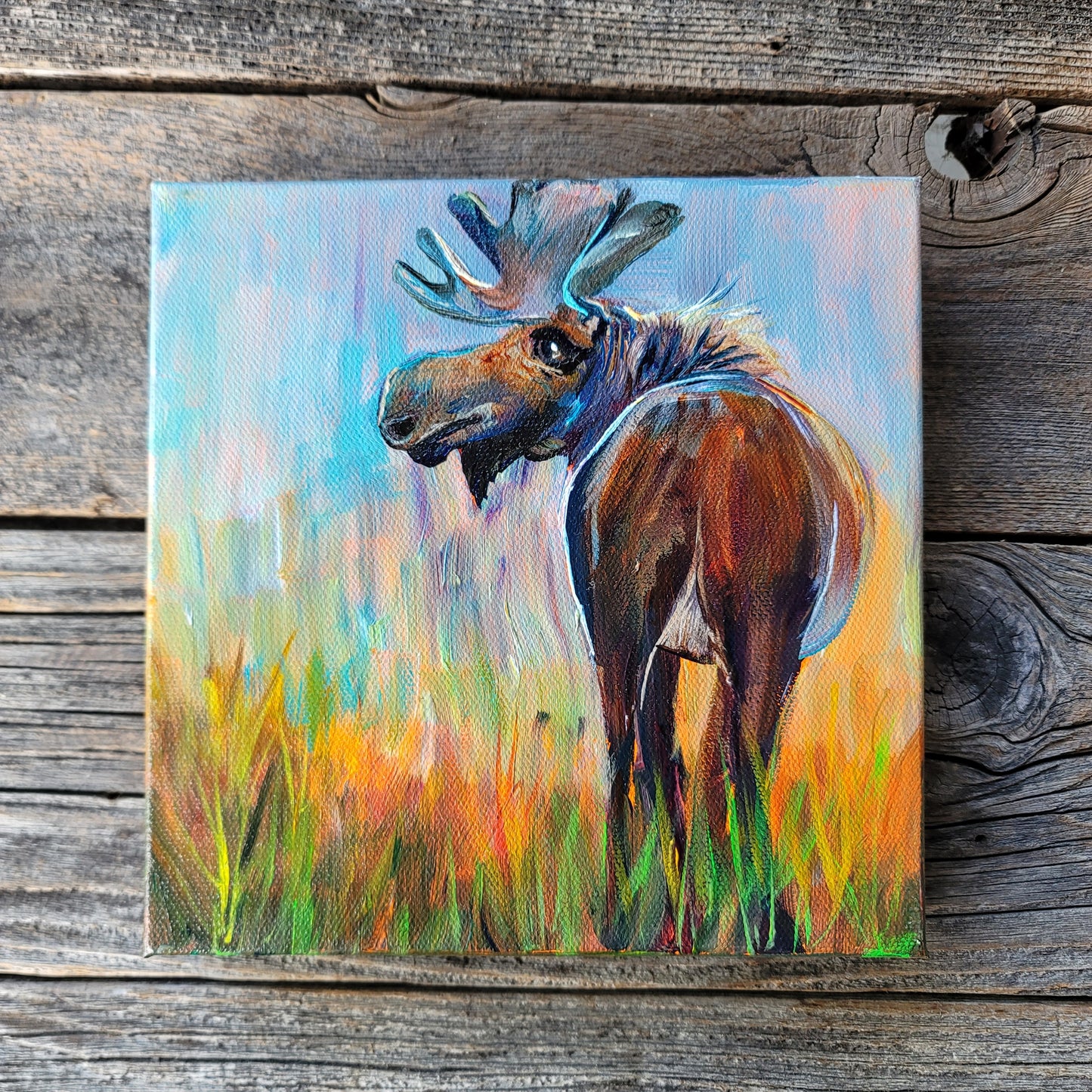 8x 8 inch Original Acrylic Paintings - $95 each!