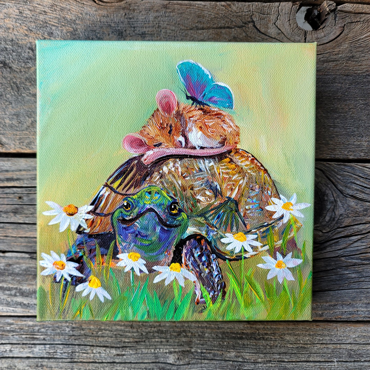 8x 8 inch Original Acrylic Paintings - $95 each!