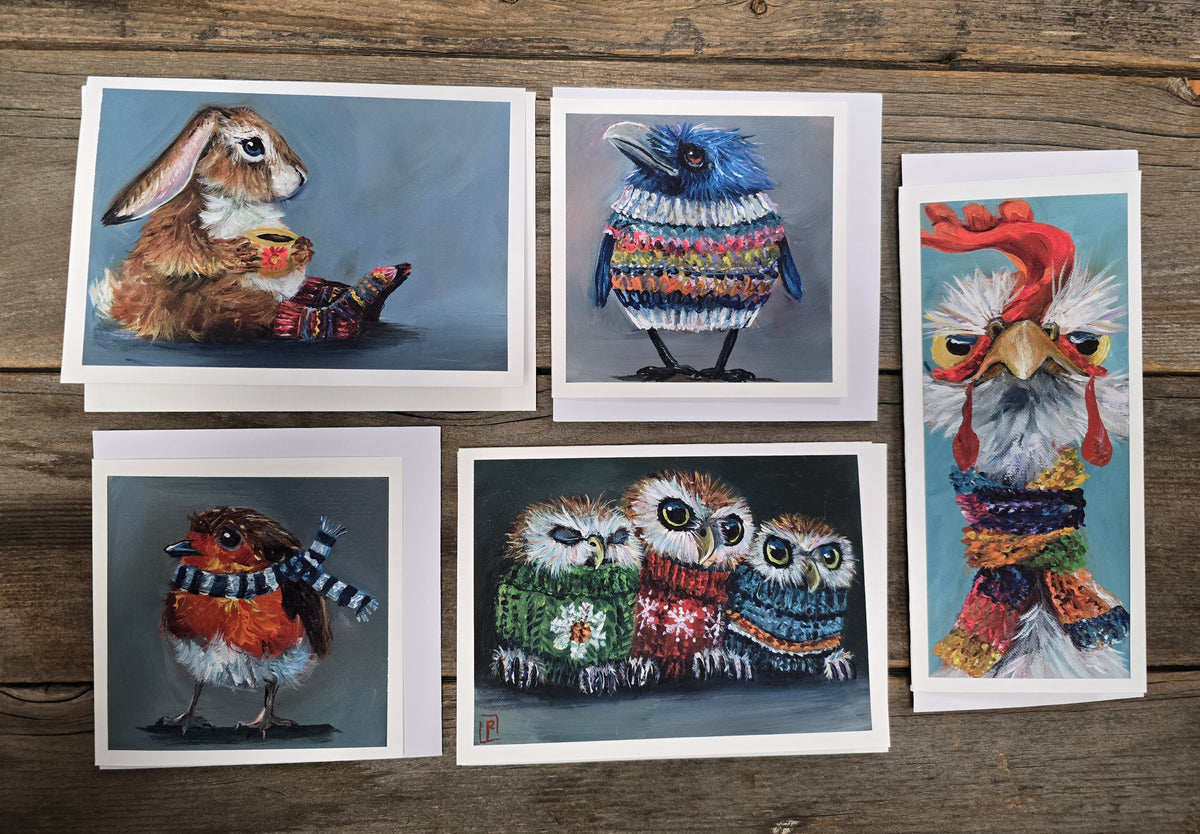 Greeting Cards - Woolies Collection A