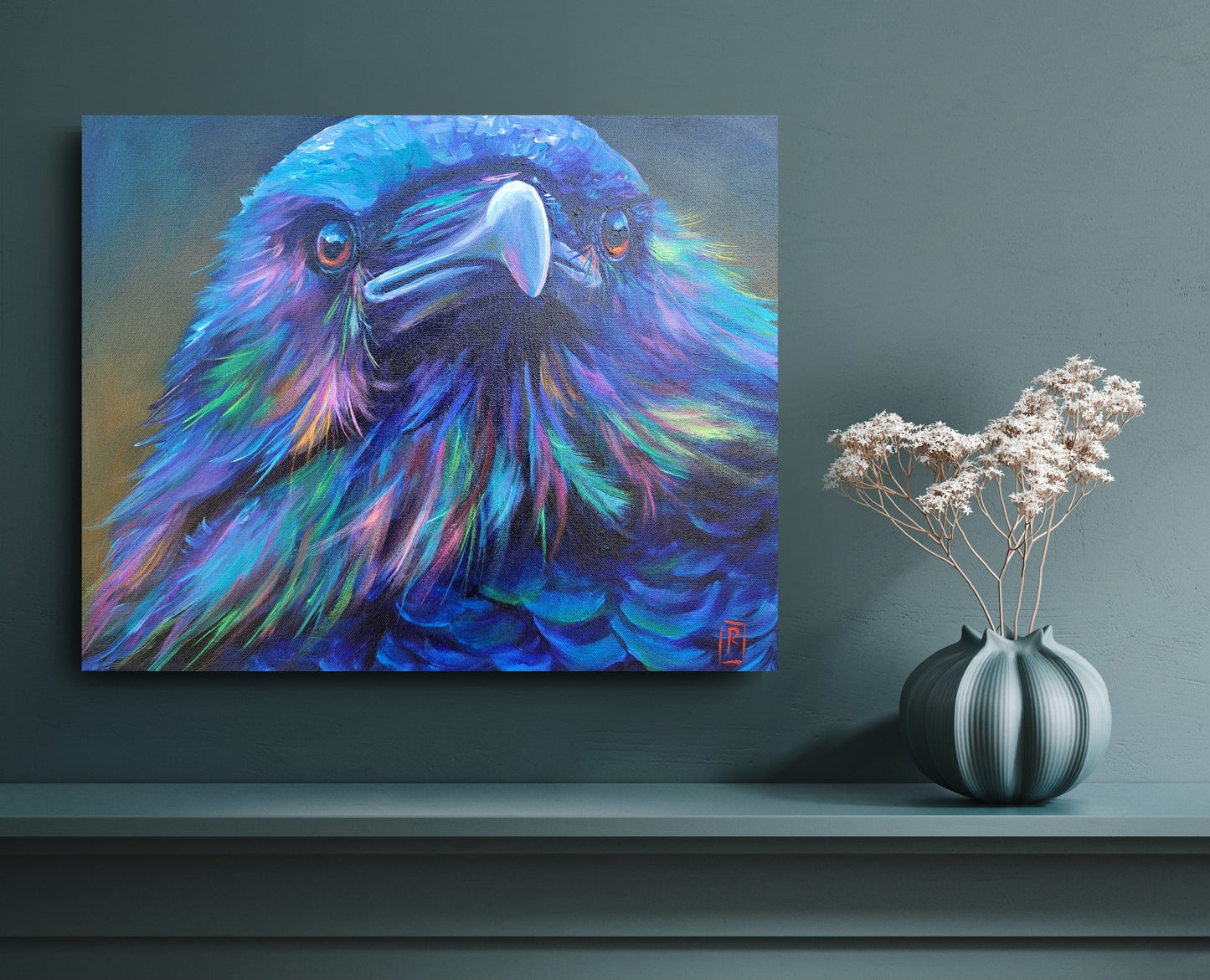 Iridescence - original acrylic painting - 16" x 20" - $450