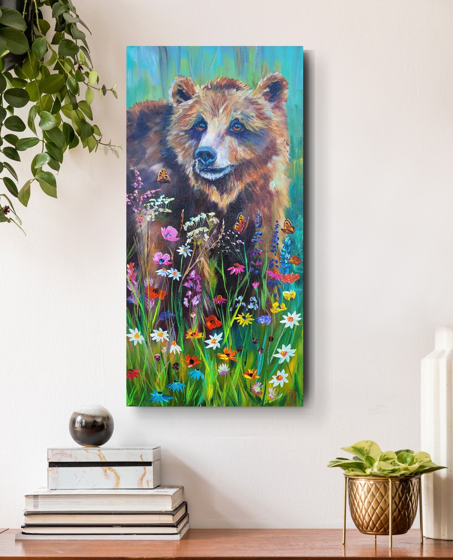 Scout - Original Acrylic Painting - 15" x 30" - $450