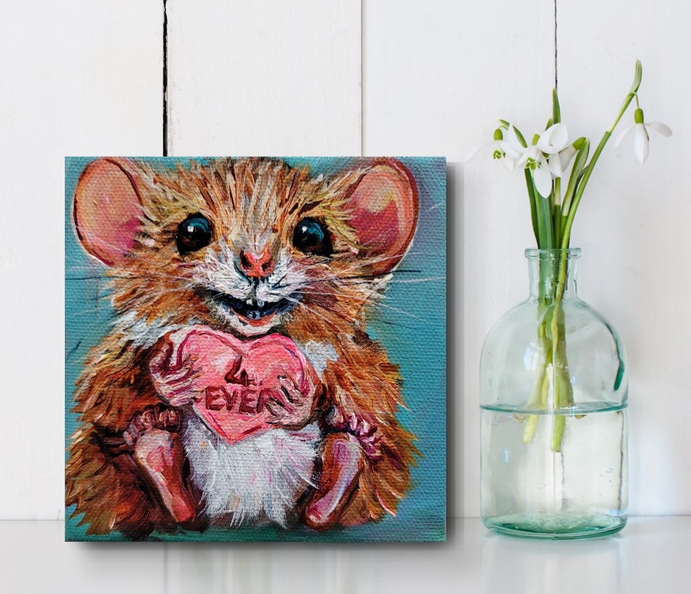 FOREVER - 5 x 5" ACRYLIC PAINTING