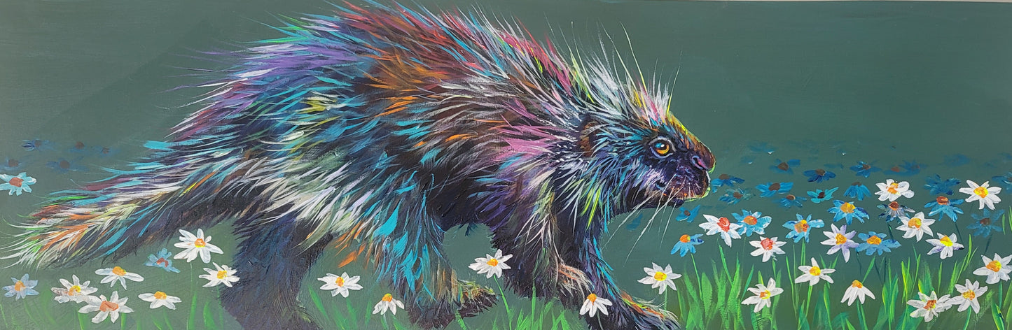 Porcupine Stroll Print