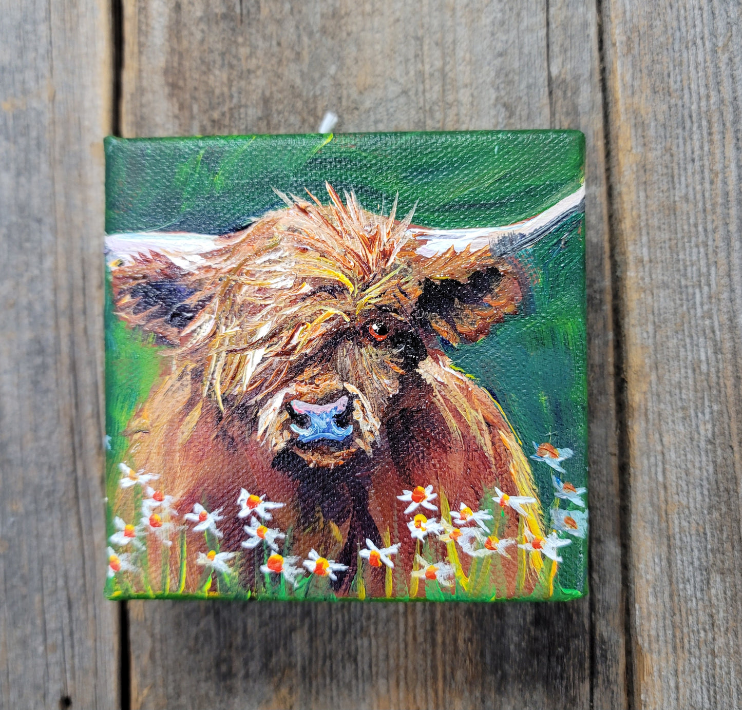 4 x 4 inch Acrylic Paintings -  $50 each!