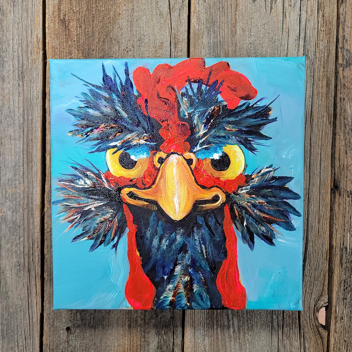 8x 8 inch Acrylic Paintings -  $95 each!