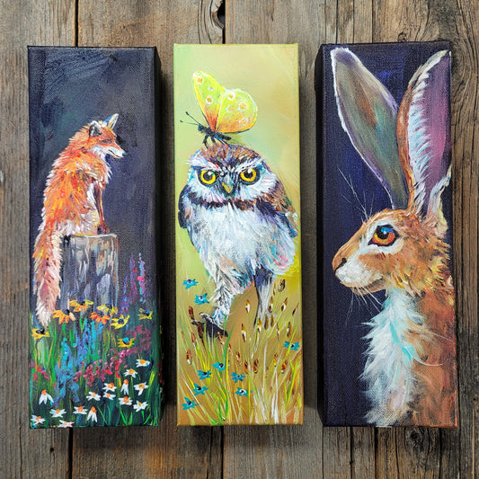 4 x 12 inch Acrylic Paintings -  $95 each!