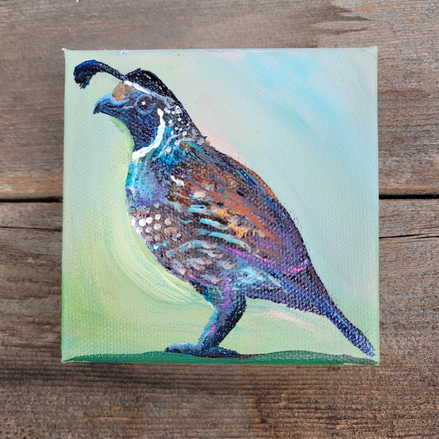 4 x 4 inch Original Acrylic Paintings -  $50 each!