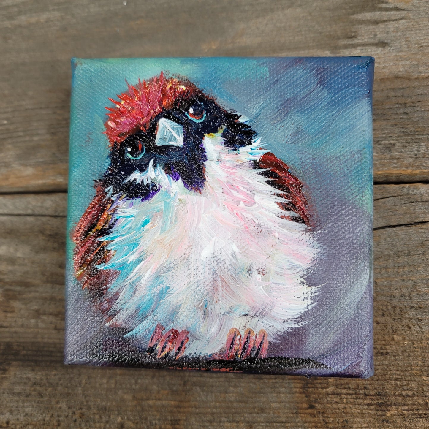 4 x 4 inch Original Acrylic Paintings -  $50 each!