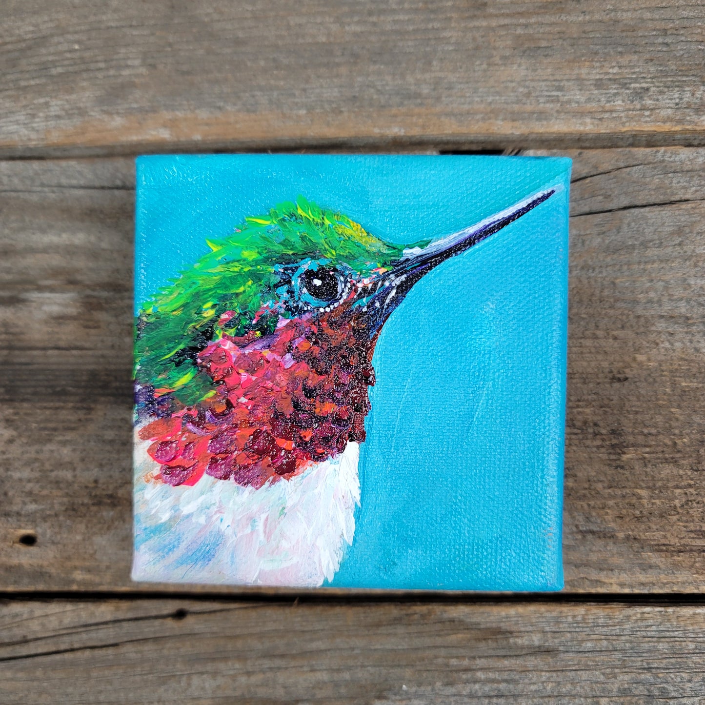 4 x 4 inch Original Acrylic Paintings -  $50 each!