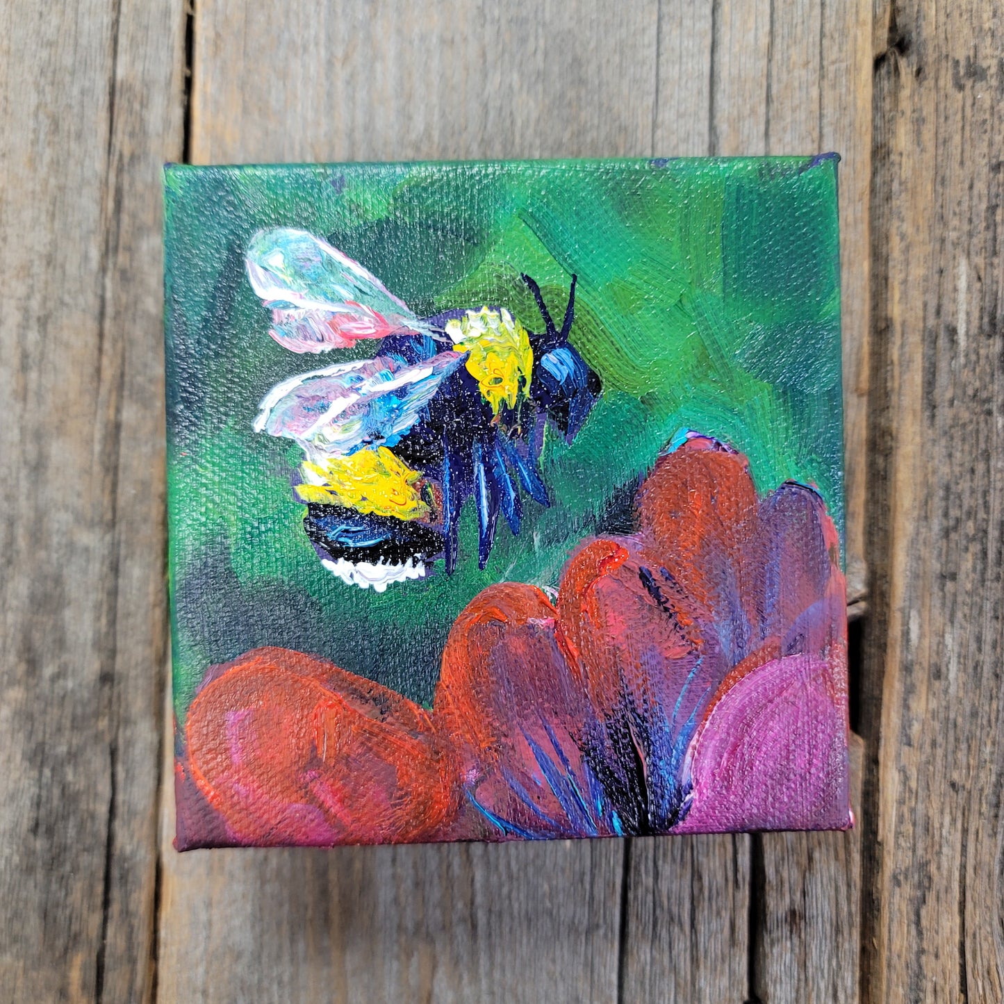 4 x 4 inch Original Acrylic Paintings -  $50 each!