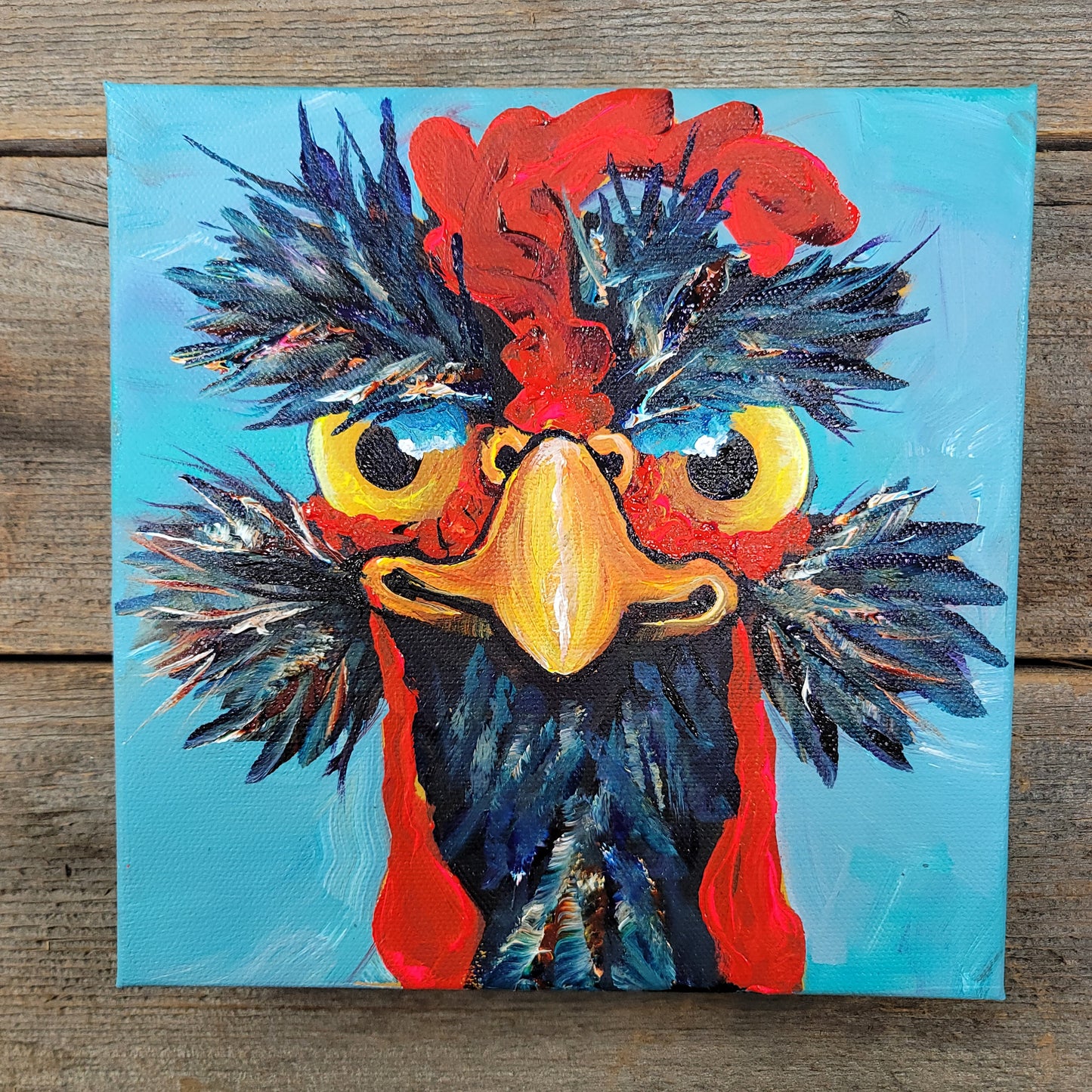 8x 8 inch Original Acrylic Paintings -  $95 each!