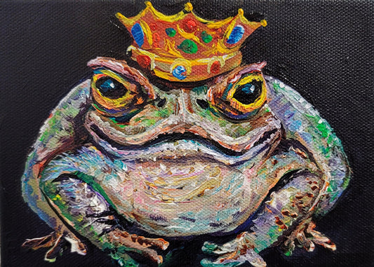 Horny Toad - 5 x 7 inch Original Acrylic Paintings -  $80 each!