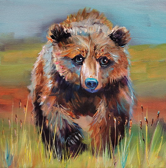 Arthur - 8x 8 inch Original Acrylic Paintings -  $95 each!