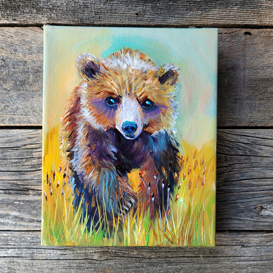 Hazel - 8 x 10 inch original acrylic painting  - $150