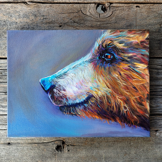 Charlie -  Original Acrylic Painting - 9 x 12 inch -  $225 each