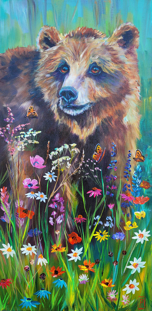 Scout - Original Acrylic Painting -  15" x 30" - $450