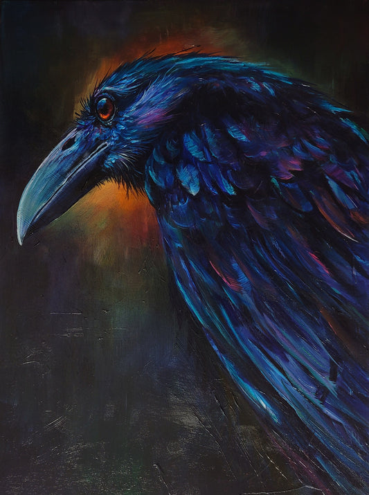 MERLIN - This is the character your Mother warned you about! 18 X 24  - ACRYLIC PAINTING