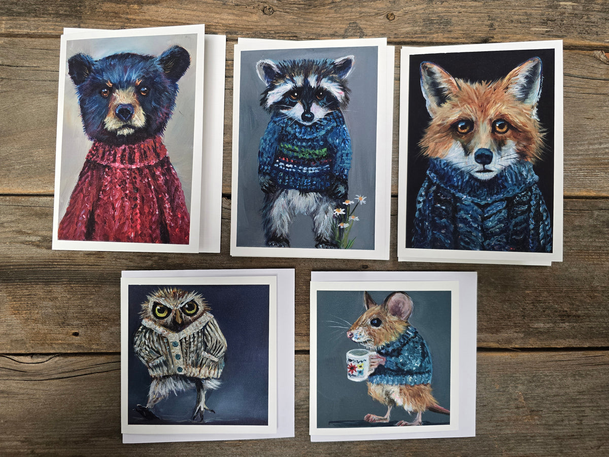 Greeting Cards - Woolies Collection B