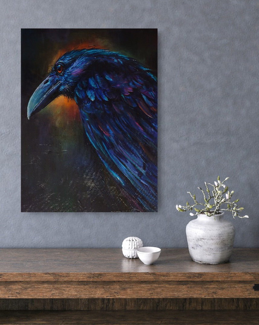 MERLIN - This is the character your Mother warned you about! 18 X 24  - ACRYLIC PAINTING