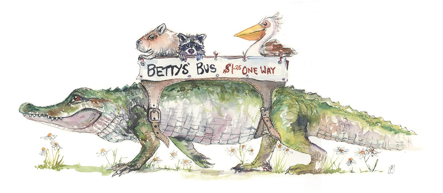 Betty's Bus - Original Watercolour/Print